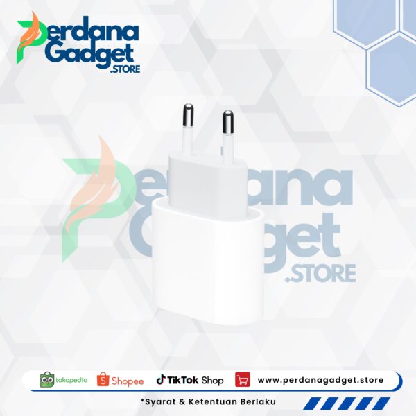 Apple 20W USB-C Power Adapter Pengisian Cepat